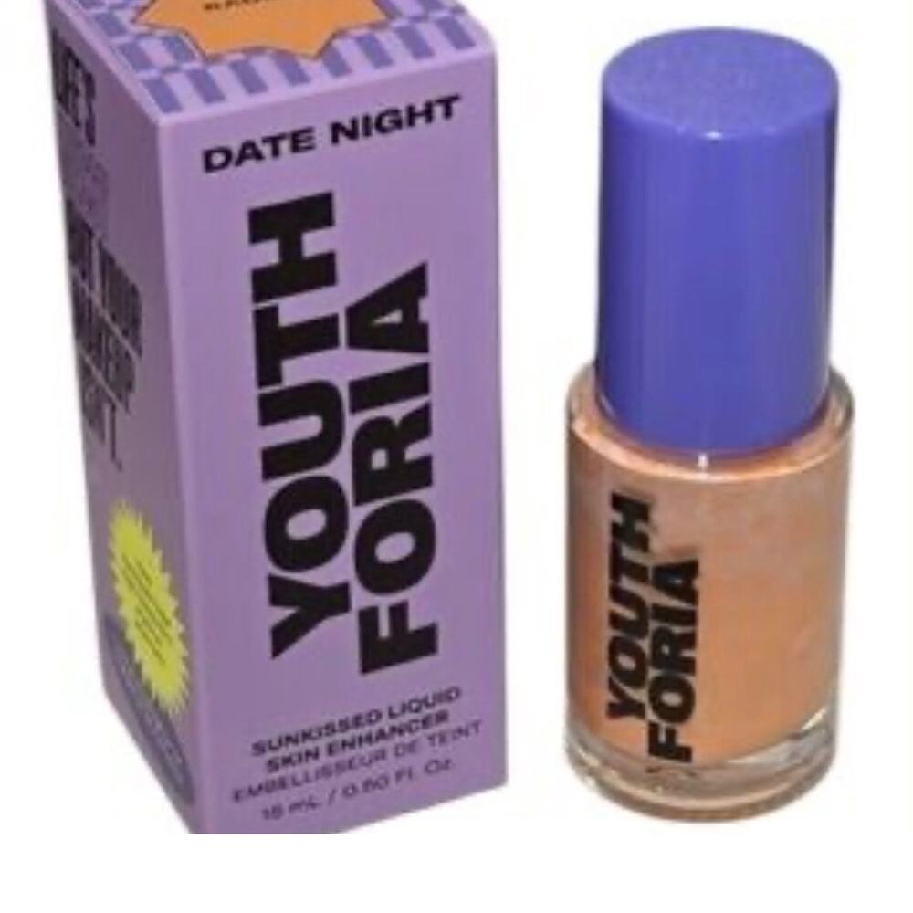 Date Night by Youthforia Bronzy Skin Enhancer .5 oz Sunkissed Glow Serum BRONZY